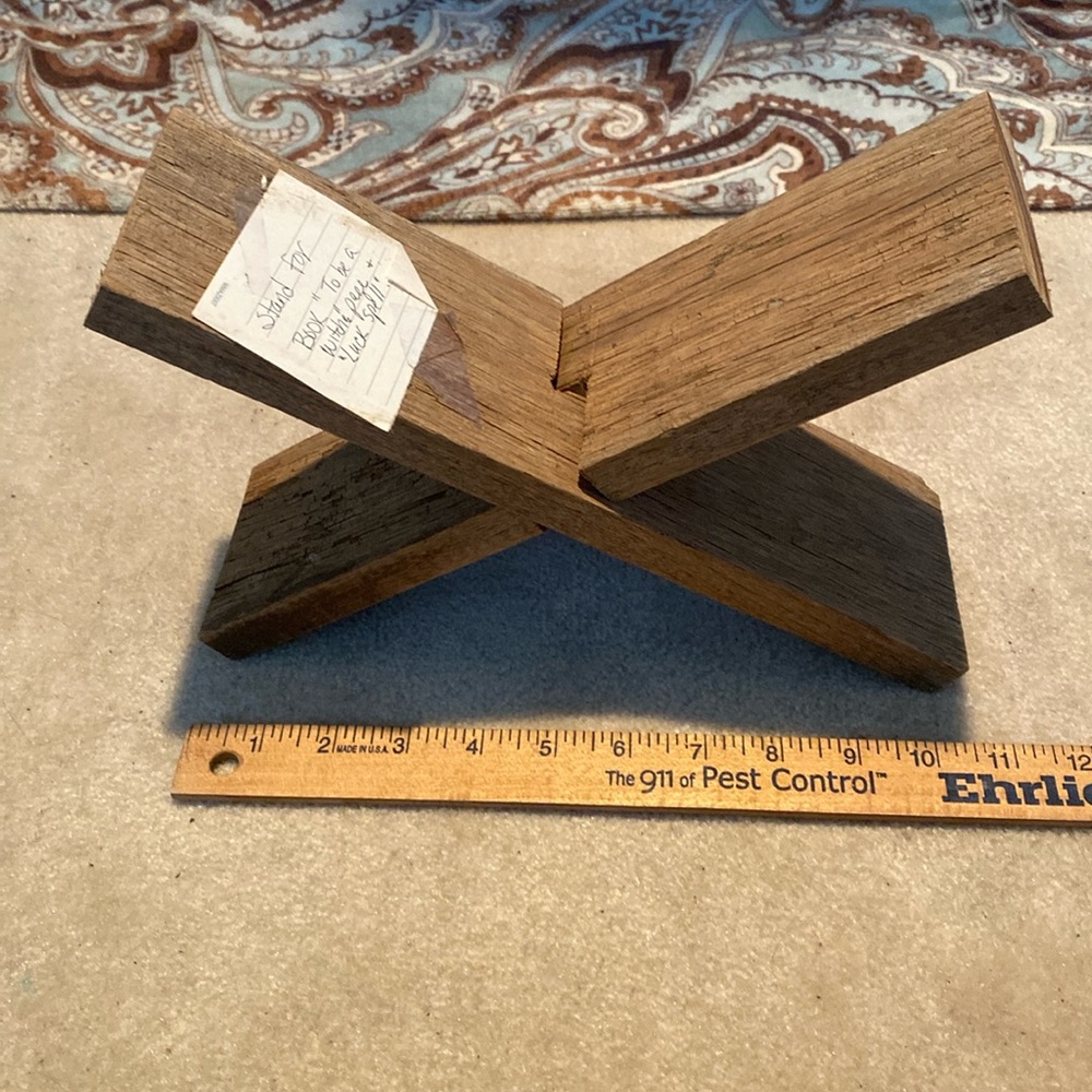 NWOT Solid Wood Stand for Book “To Be a Witch” page + “Luck Spell”